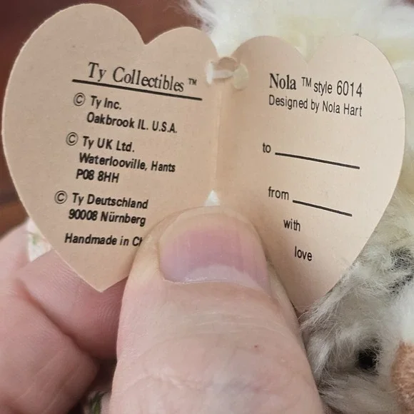 Lot of 5 Ty Plush- Pinky, Tubbo, Nola, Suki & Harry Beanie Babies/Attic Treasure - Picture 12 of 16